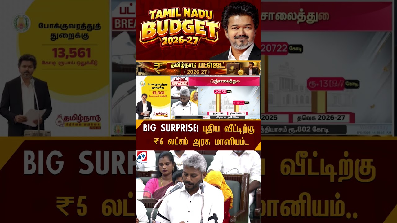 BIG SURPRISE! புதிய வீட்டிற்கு ₹5 லட்சம் அரசு மானியம் #shorts #shortvideo