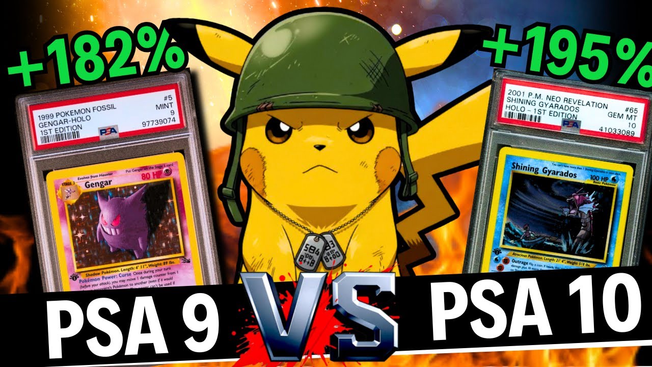 PSA 9 vs. PSA 10 — The BATTLE of Pokemon Card Prices! (Market UPDATE)