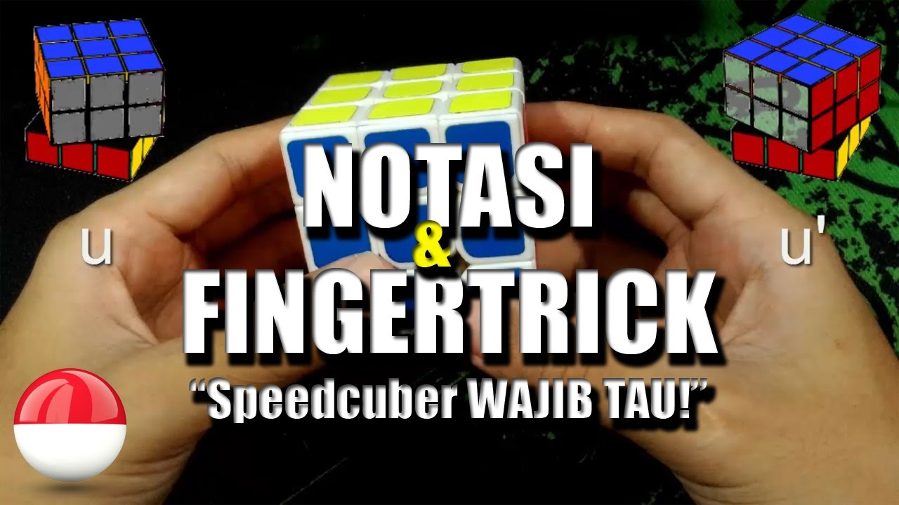 NOTASI AND FINGERTRICK! Rubik 3x3! PRO!