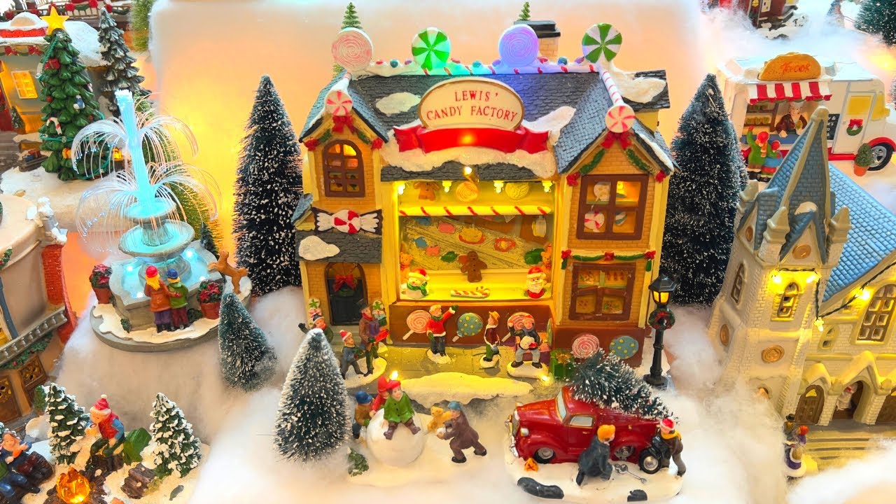 Look at the amazing CHRISTMAS VILLAGE featuring CAROLE TOWNE COLLECTIONS 2022