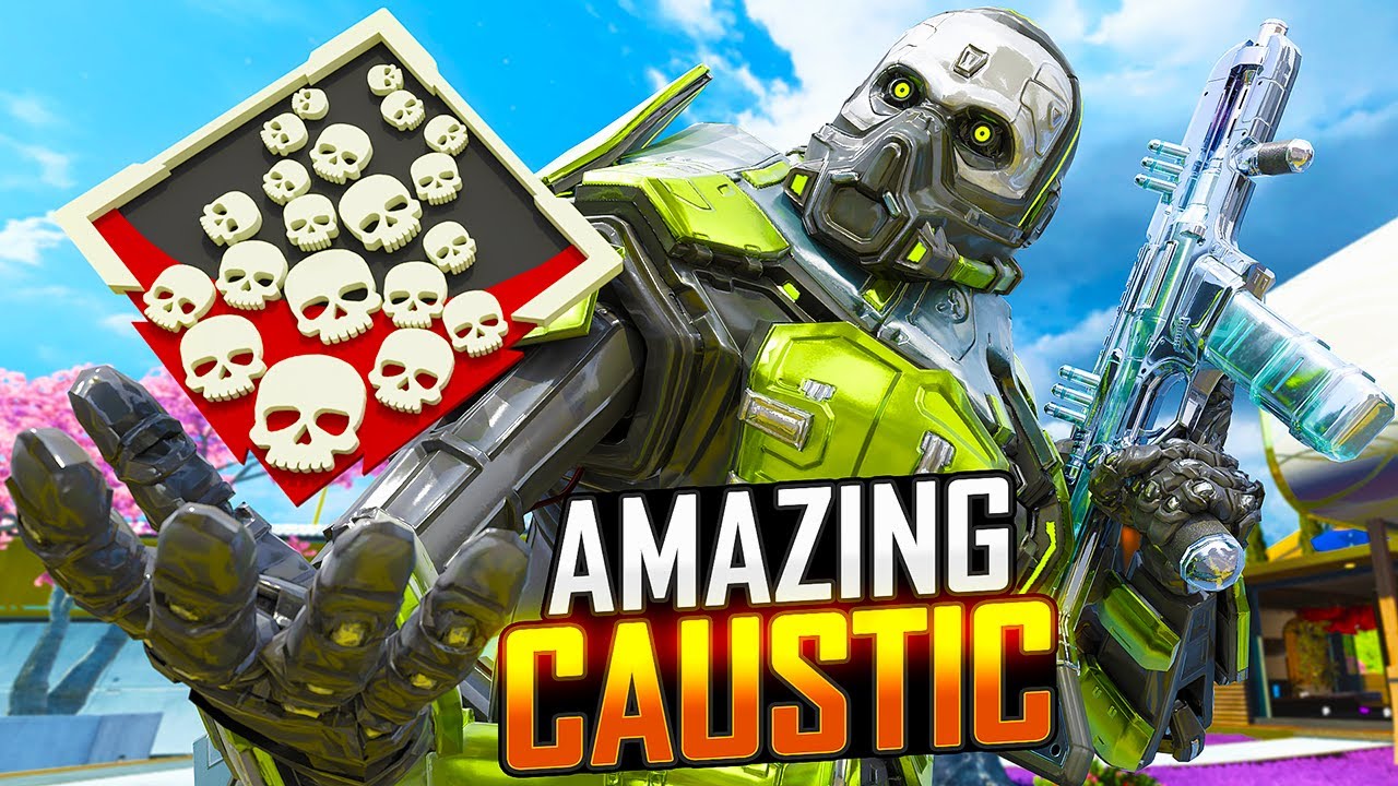 Caustic is AMAZING 26 KILLS and 5K Damage Apex Legends