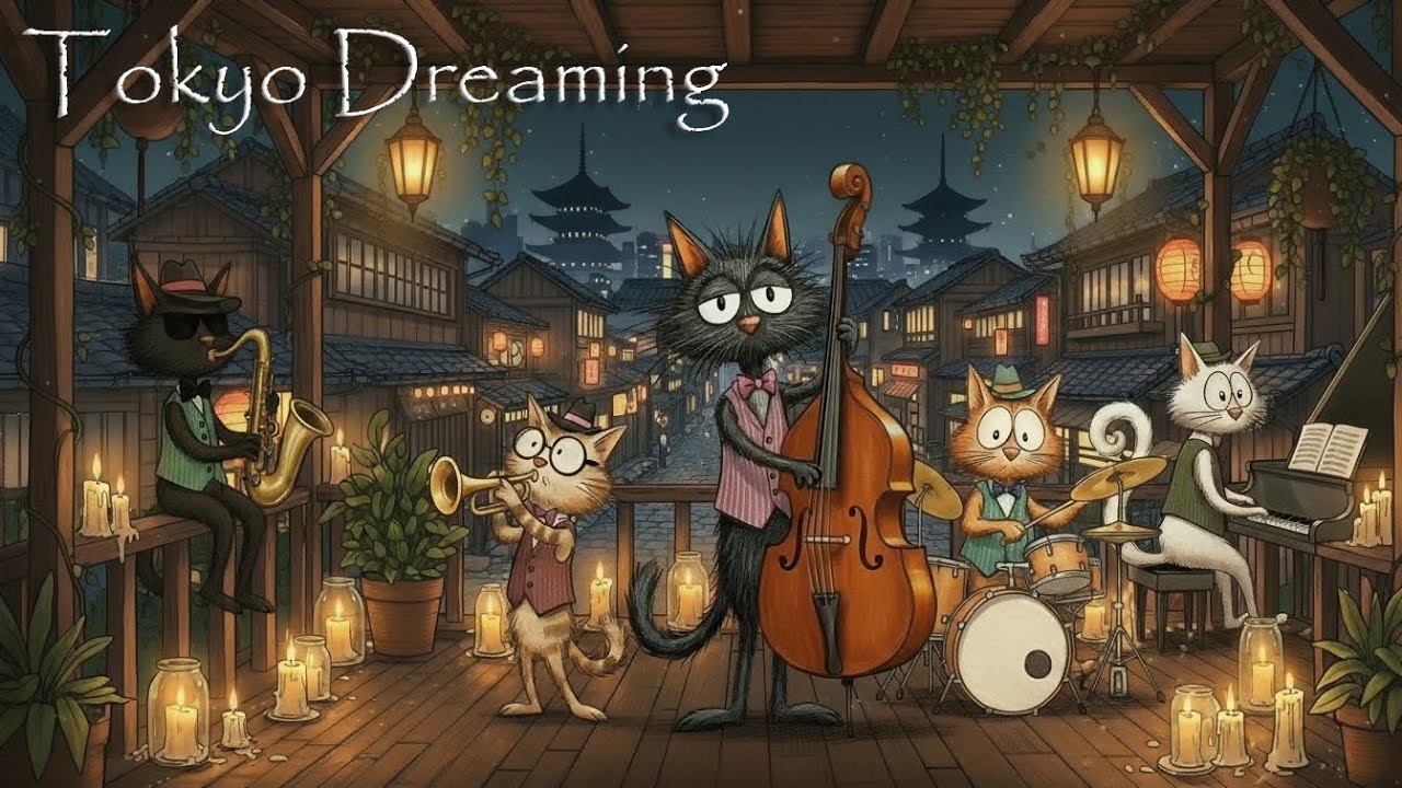 Tokyo Dreaming 🕯️ &ndash; Lofi Jazz при свечах | The Moggies