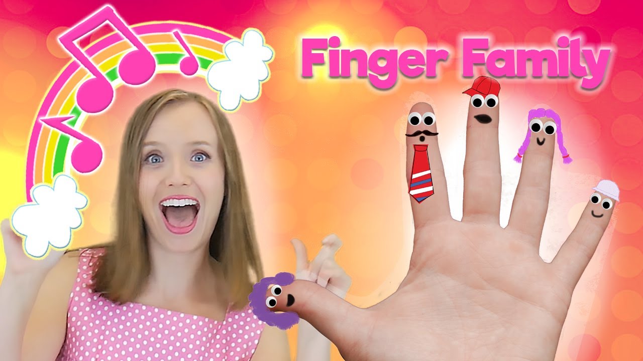 Finger Family Song for kids | Learn family members for preschoolers | Fine motor fingerplay