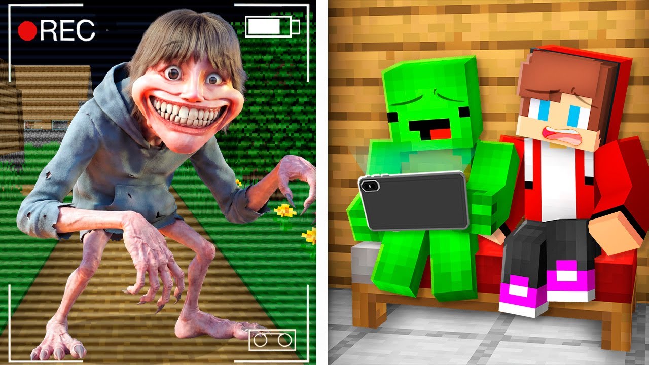 How Mikey and JJ get 67 Monster on Hidden Cameras in Minecraft ?! - Maizen