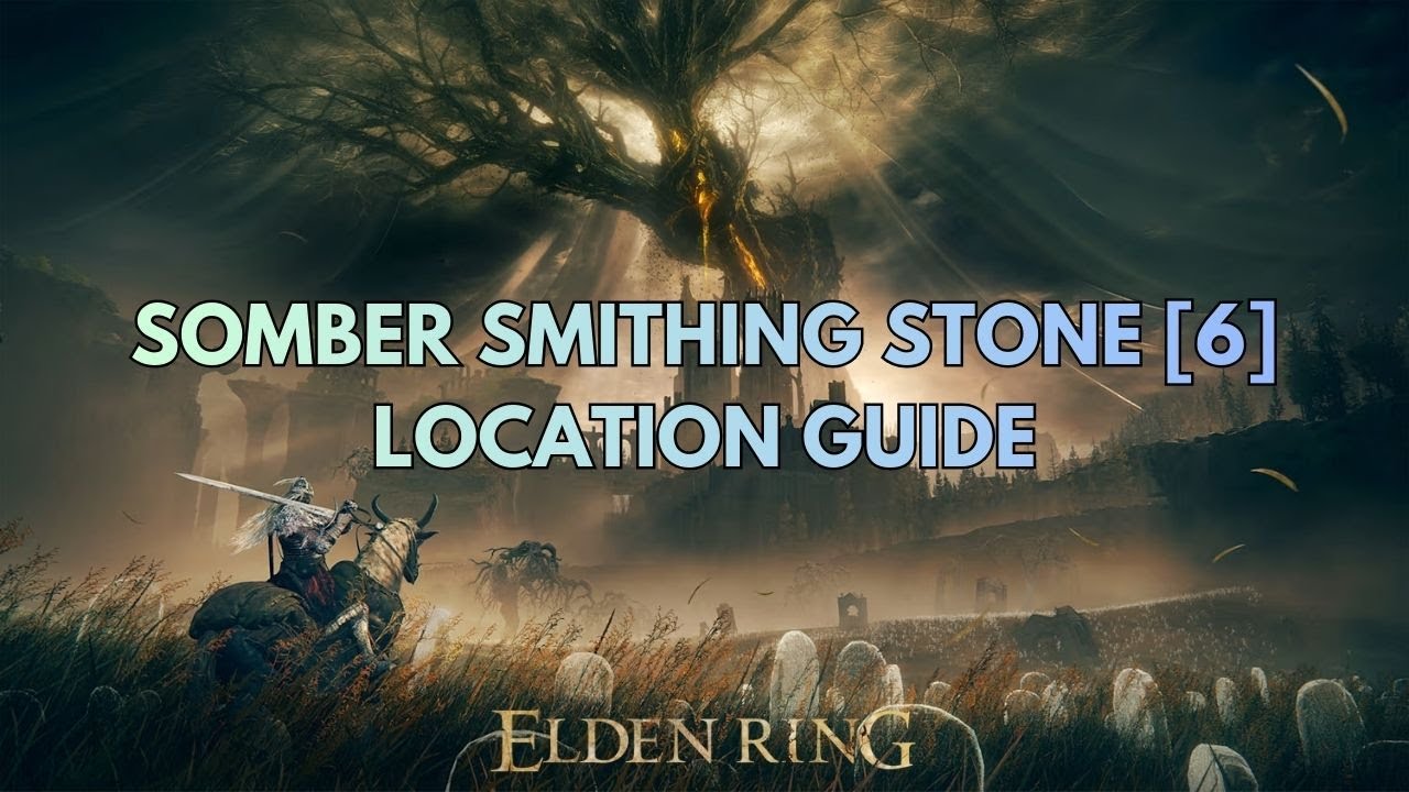 Where to Find Somber Smithing Stone [6] EARLY (Sellia Crystal Tunnel Boss Drop) [Location Guide]