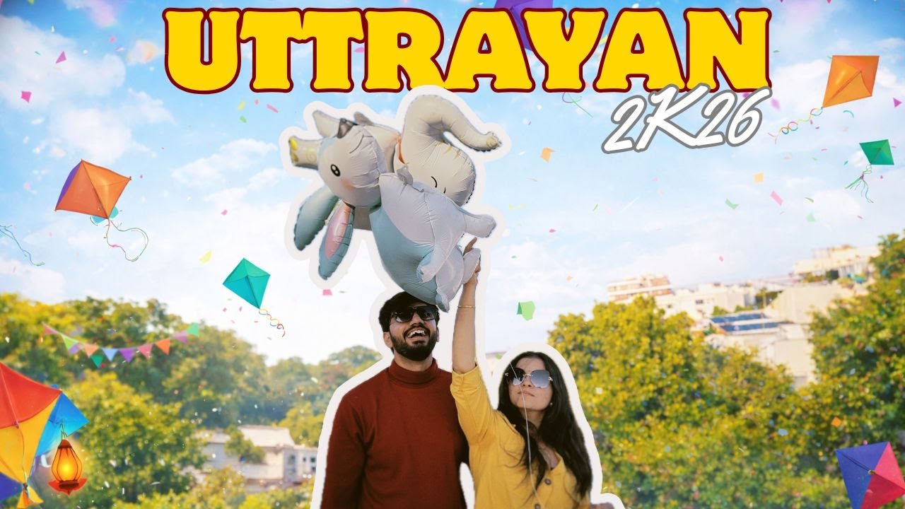jovo janvi e aje shu banaviyu  | Uttarayan 2026 Full Celebration Vlog 😍