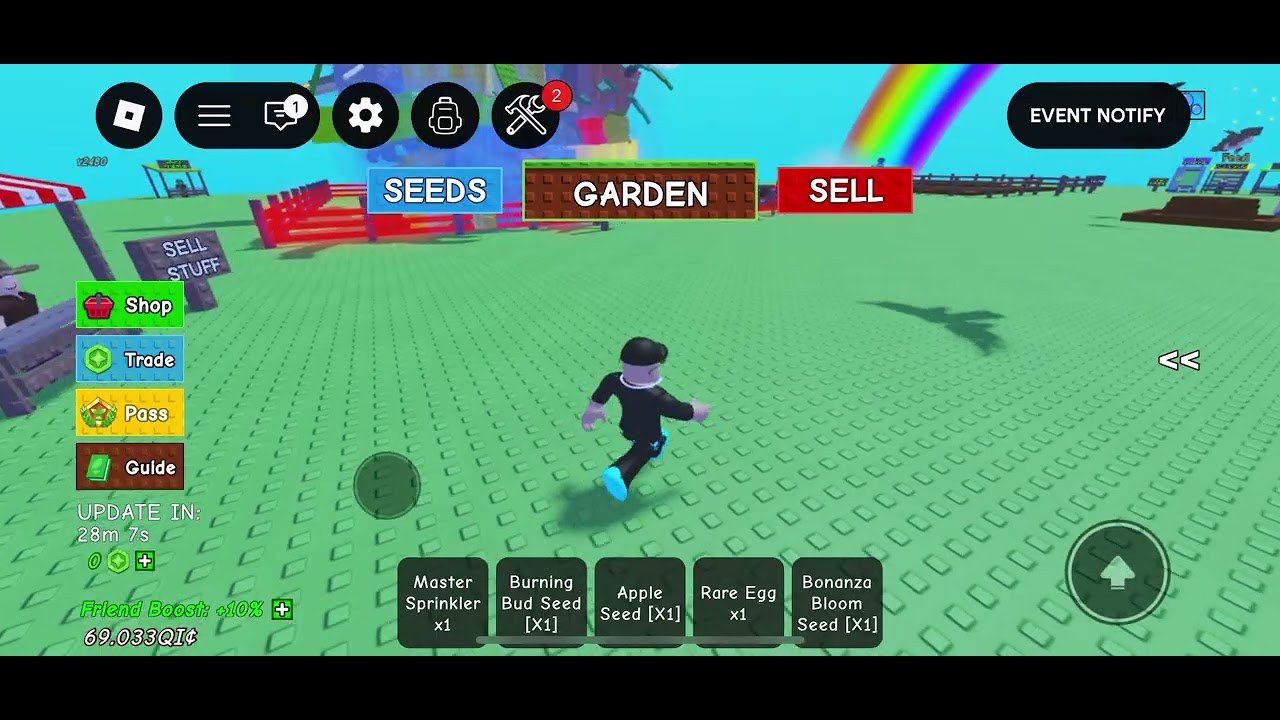 Grow A Garden Admin Abuse from last Saturday