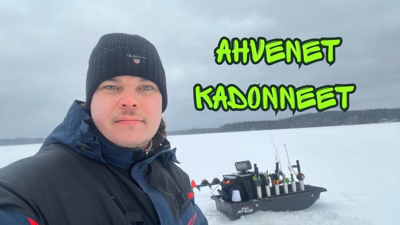 PILKILLÄ TUULESSA JA LUMISATEESSA, EIKÄ YHTÄÄN KALAA