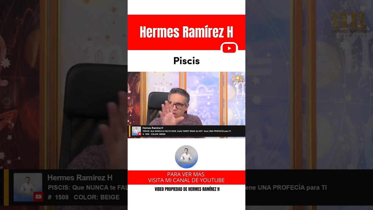SIGNO DE PISCIS #tarot #horoscopodehermesramirezh #hermeseliluminado #hermesramirezh