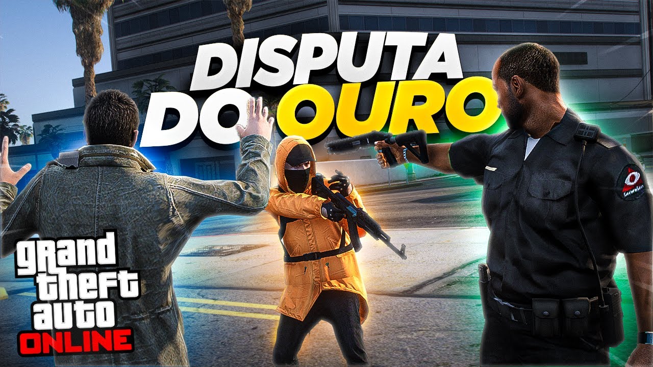 ME METI NUMA CONFUSÃO DUVIDOSA POR CAUSA DO OURO! (GTA 5 Online)