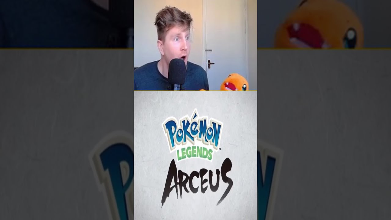 EPIC REACTION TO POKEMON LEGENDS MAKES POKETUBER LOSE IT!!! | Pokemon Legends: Arceus Reveal 