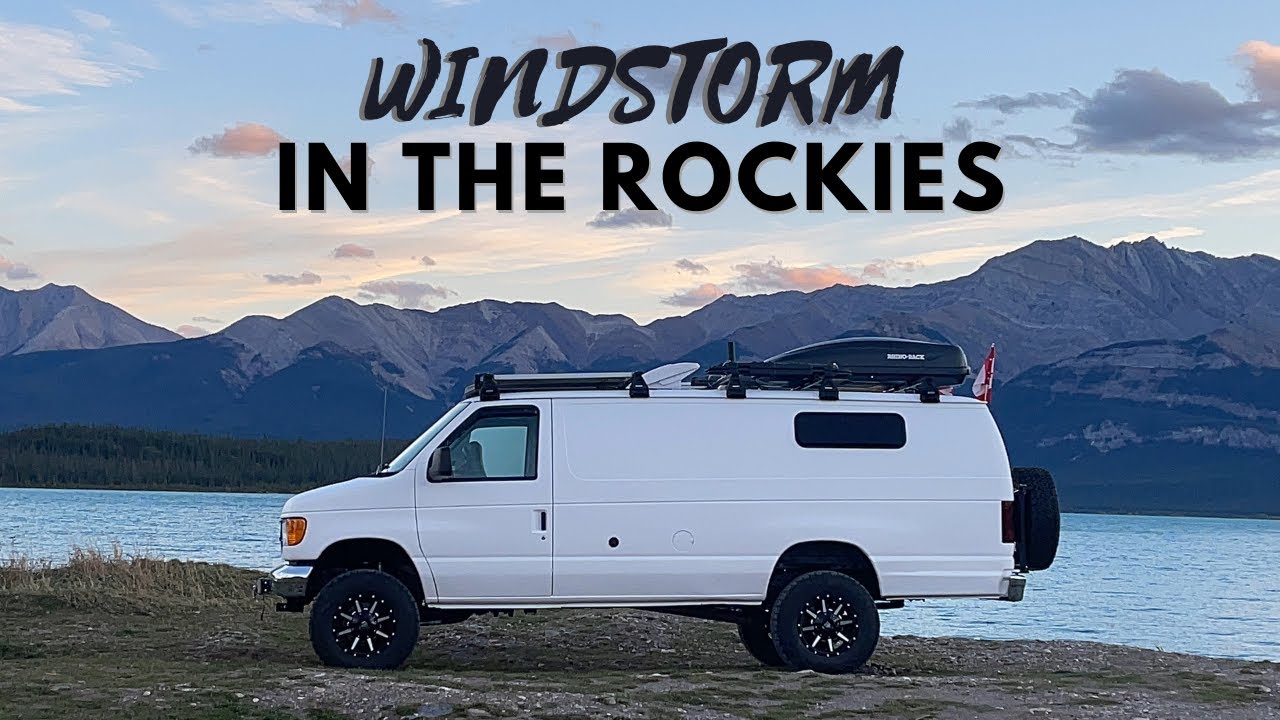 ROCKED THE VAN | Swivel Seat, Cooking Inside, Free Camping, Mountains And Blue Lakes | ICE FIELDS