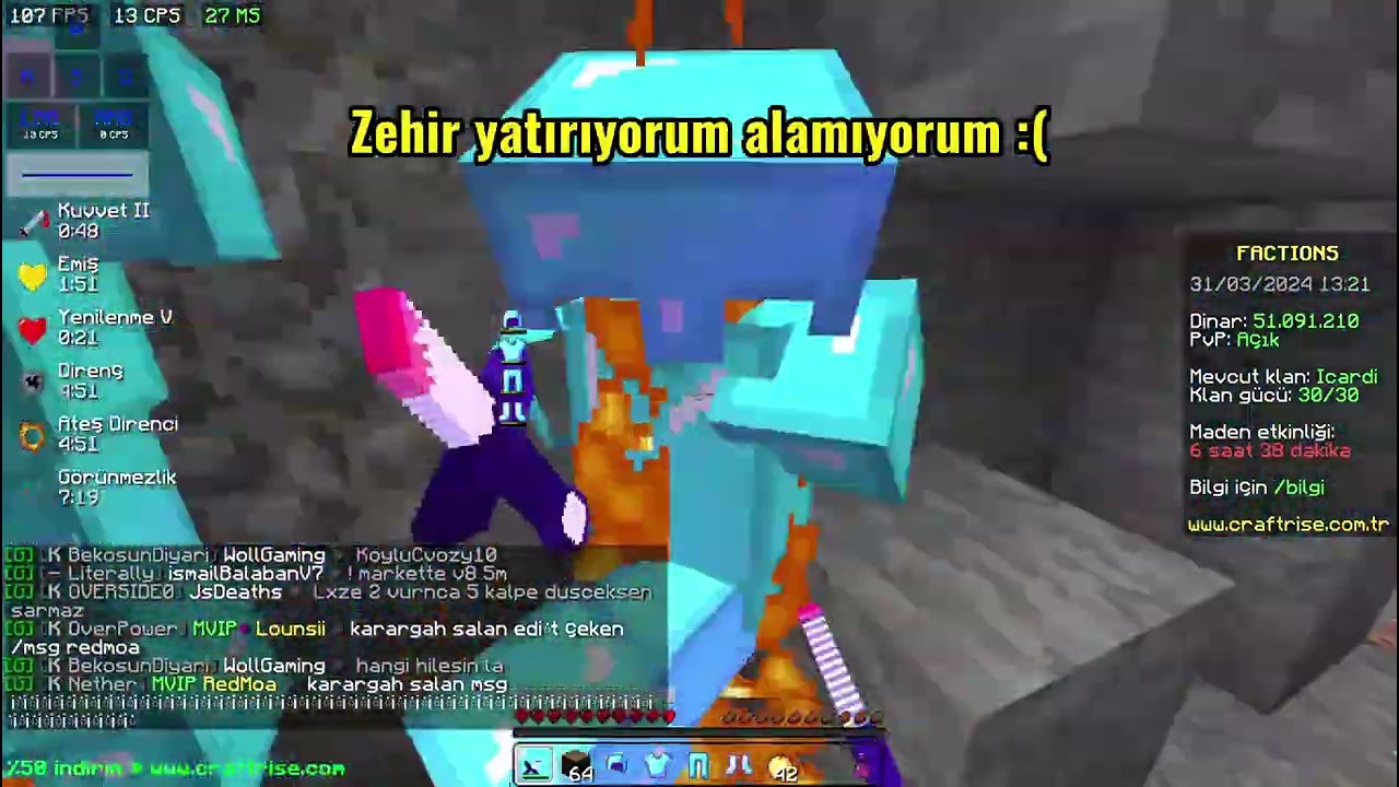 Craftrise Factions Edit Avı-KillMontage#7 #craftrise #factions  #fc #trfc