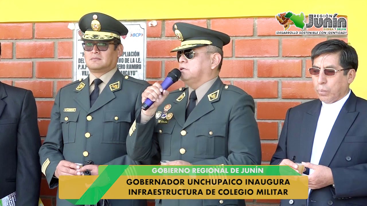 UNCHUPAICO INAUGURA COLEGIO RAMIRO VILLAVERDE LAZO DE HUANCAYO