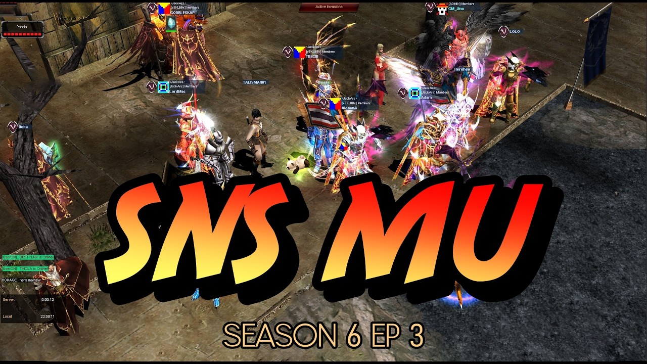 SNS MU Season 6 Ep 3 ( Mid Server ) | Mu Online Server Review