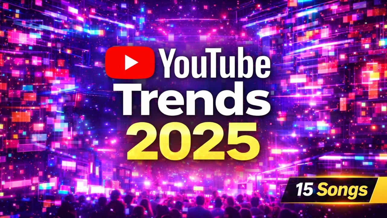 YouTube Music Trends 2025 | 15 English Songs | Santa Music #08