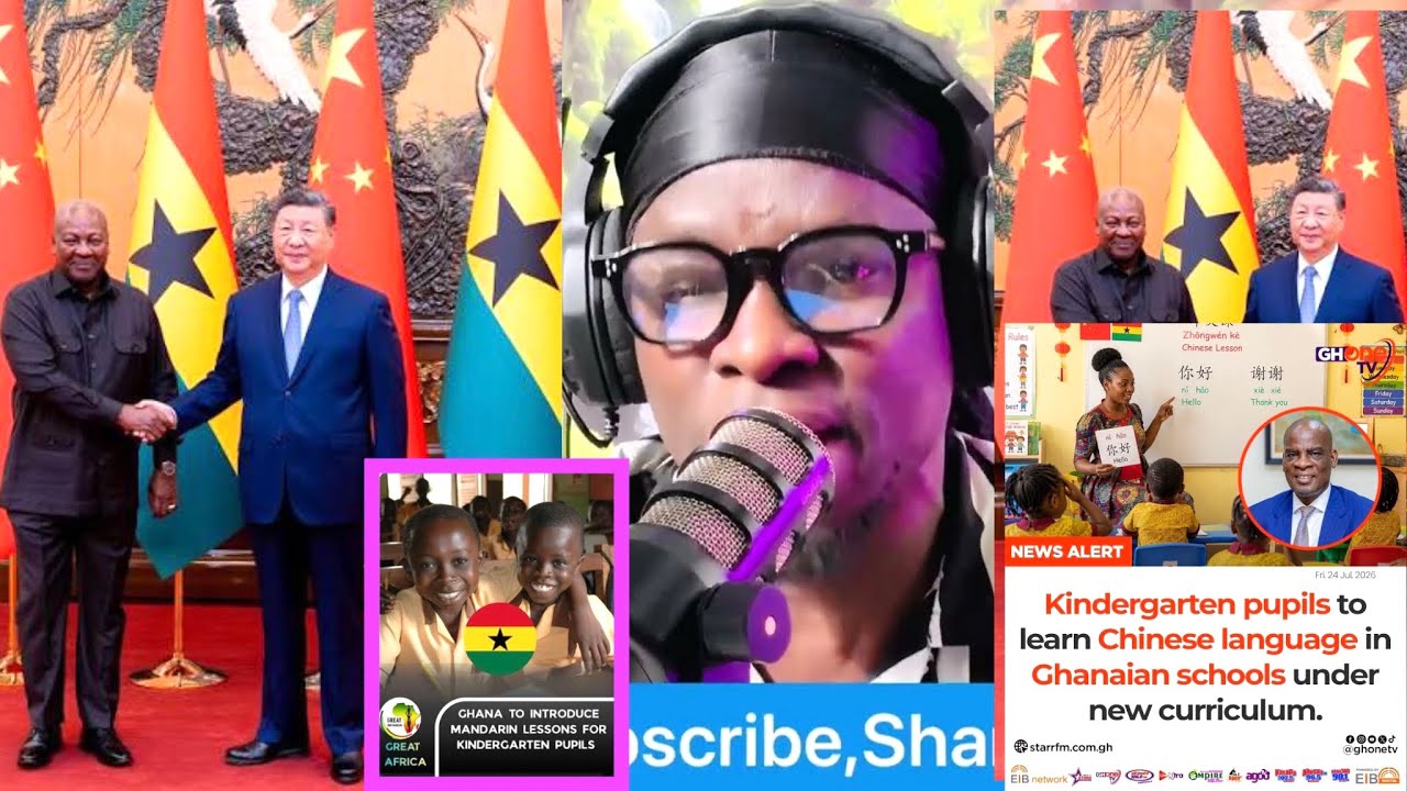 &ldquo;Nonsense&rdquo; China 🇨🇳 Forced Mahama To Teach Chinese language in Ghana kindergarten students 