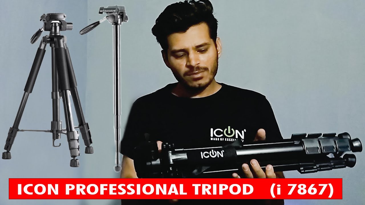 Icon Professional Tripod i7867 Unboxing and Review|Budget Tripod Unboxing