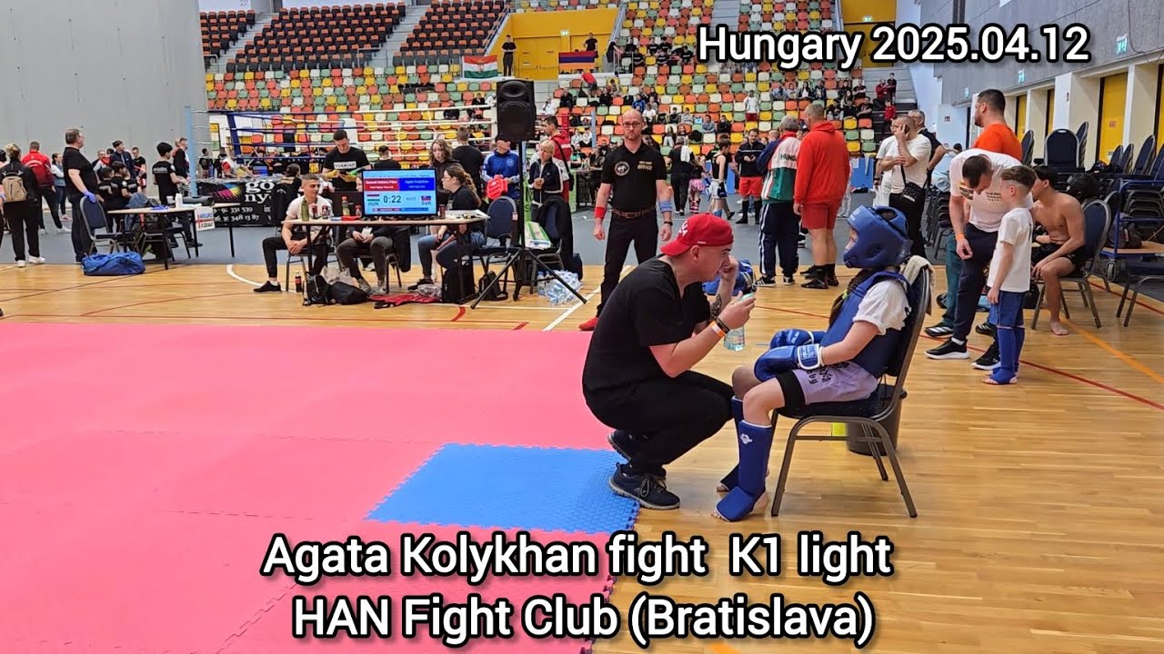 Agata Kolykhan fight K1 light • HAN Fight Club (Bratislava) • Hungary 2025.04.12