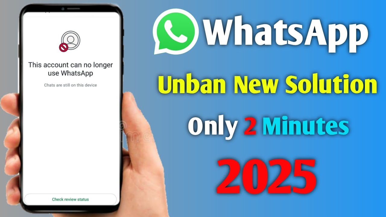 this account can no longer use whatsapp | How to Fix Whatsapp | 2025