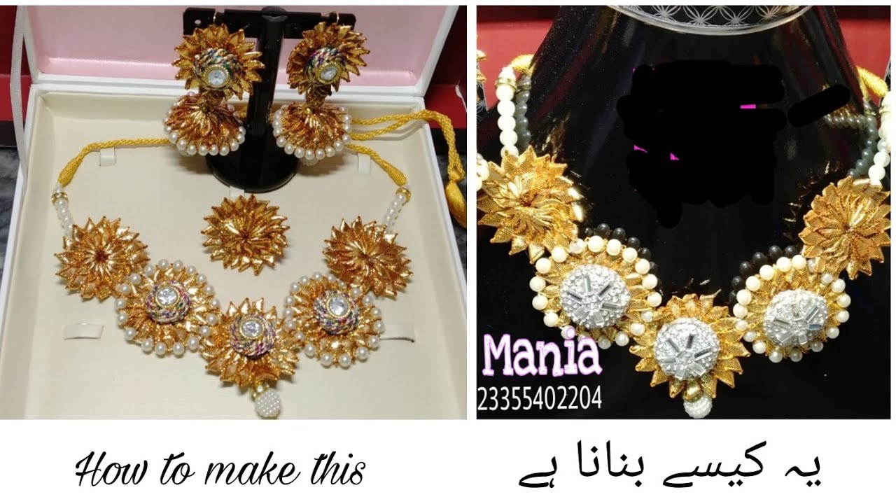 Gota Jewelry / Wedding jewelry / Jewelry making tutorial