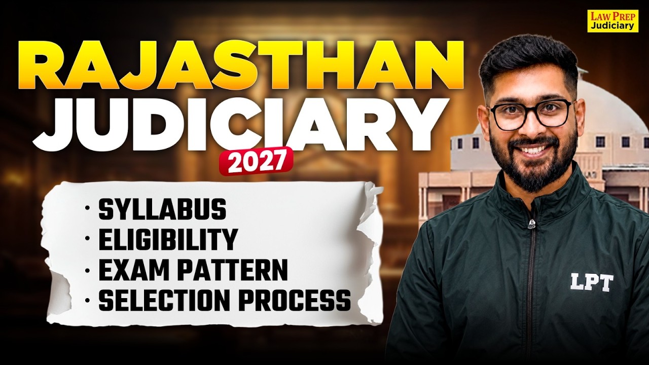 Complete Details About Rajasthan Judiciary 2027 🎯| Eligibility, Syllabus, Exam Pattern & Selection