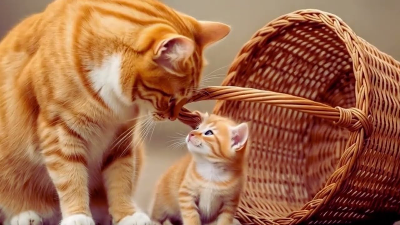 Mama Cat Trims Fur on the Farm and Makes Tiger Hat For Kittens At Home🐾🎩🐯小貓的復仇行動，從猫爸爸的背叛開始