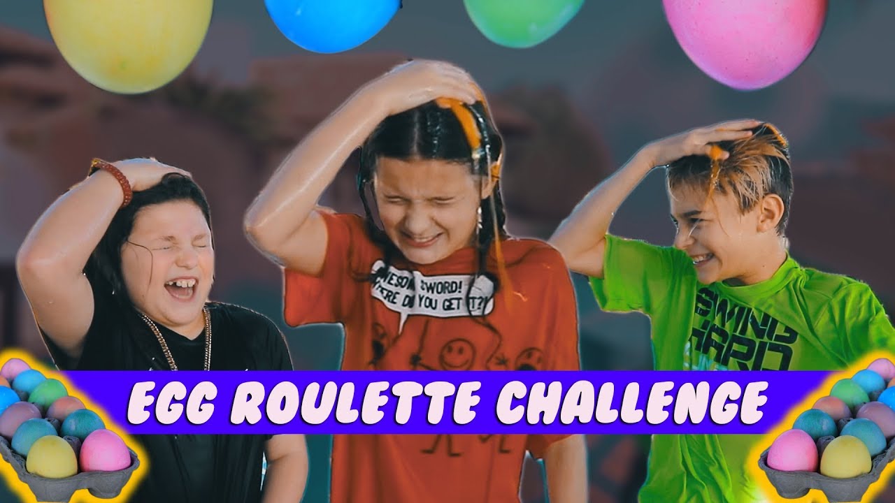 Egg Roulette Challenge! ft. London and Avi | Hayley LeBlanc