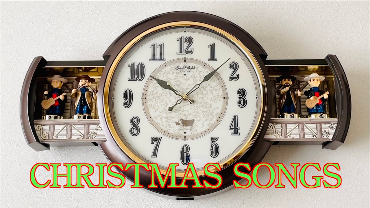 RHYTHM Small World SSS Country Jamboree Musical Clock からくり時計 CHRISTMAS SONGS