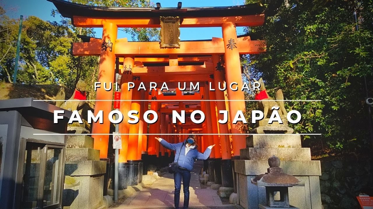 Templo FANTÁSTICO do Japão! ( Fushimi Inari ) | Vlog no Japão