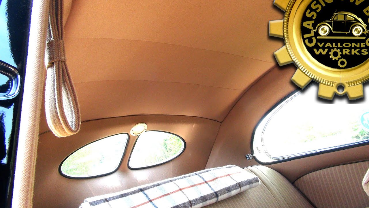 How To Multi-Piece Headliner Installation Classic VW Beetle BuG in FULL 2hrs Archive Video