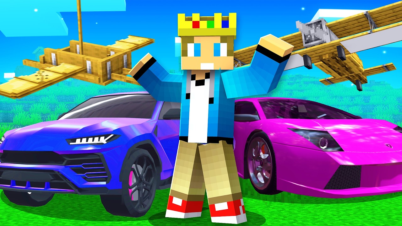 Lisäsin UUSIA AJONEUVOJA Minecraftiin?!