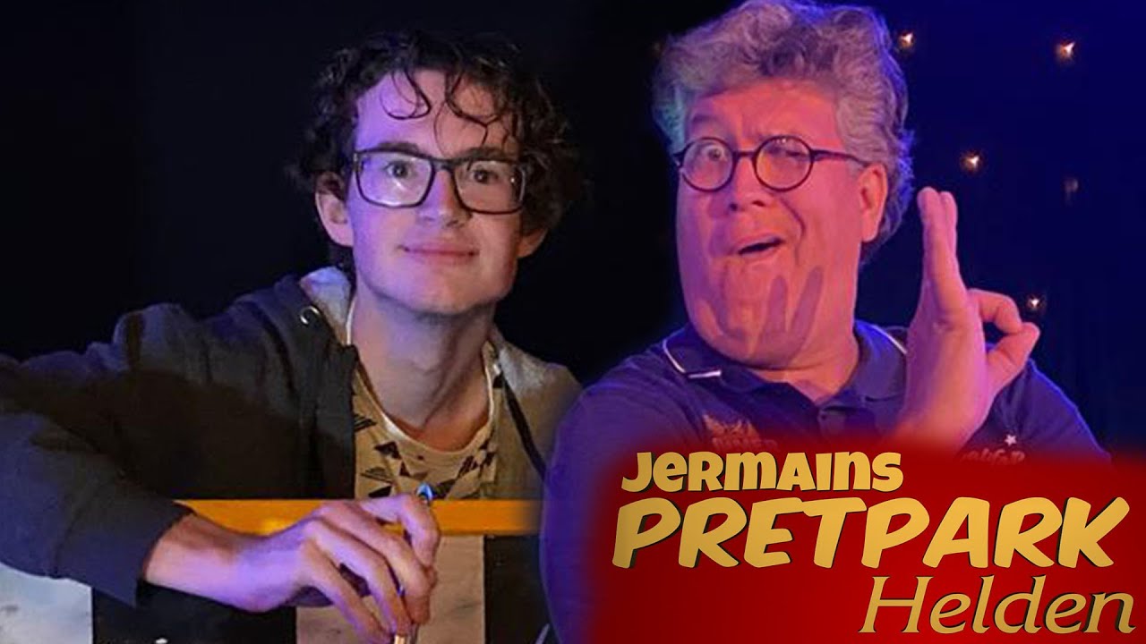 Jermains pretpark helden met Willian Kleinjan (Kareltje)