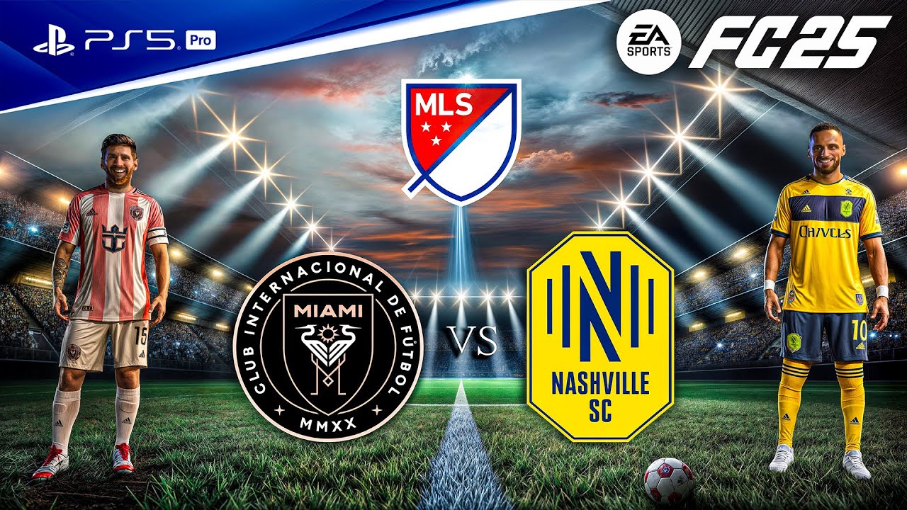 FC 25 - Inter Miami vs. Nashville Ft. Messi, Suarez, | MLS 25/26 Full Match | PS5&trade; Pro [4K60]