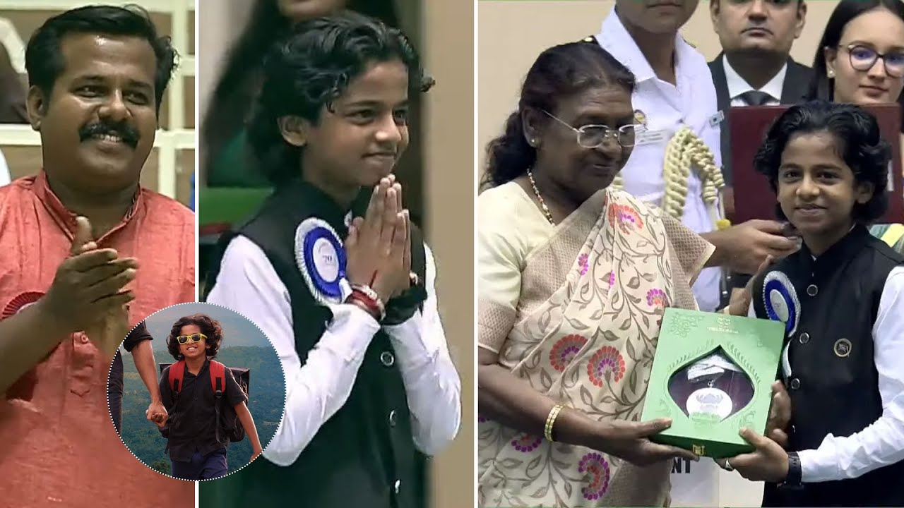 Child Artist Sreepath PK Receives National Award For Malikappuram | #70thNationalFilmAwards