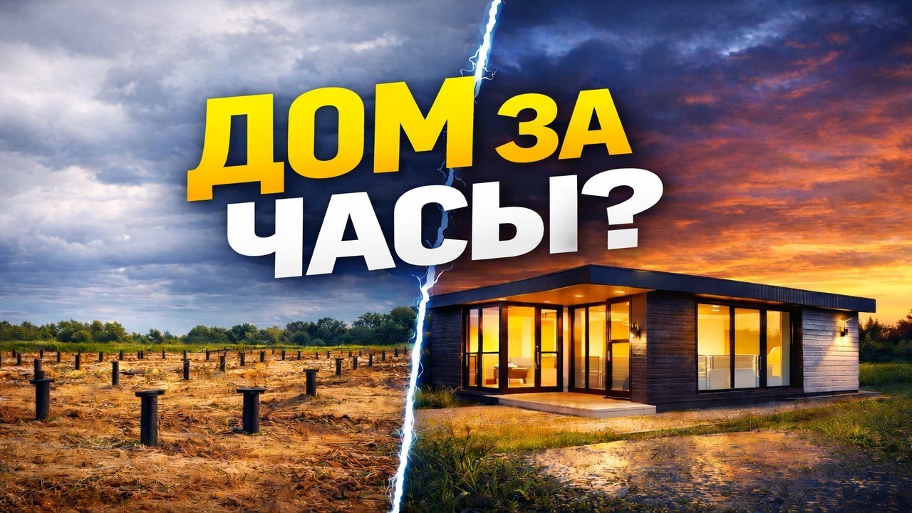 Быстровозводимые дома: дом за часы — технология, которая меняет рынок жилья