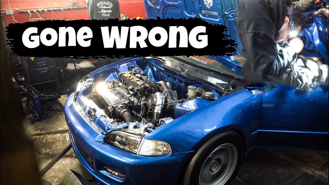 K-Series Turbo Civic Dyno Day Gone WRONG... | New England Auto Performance