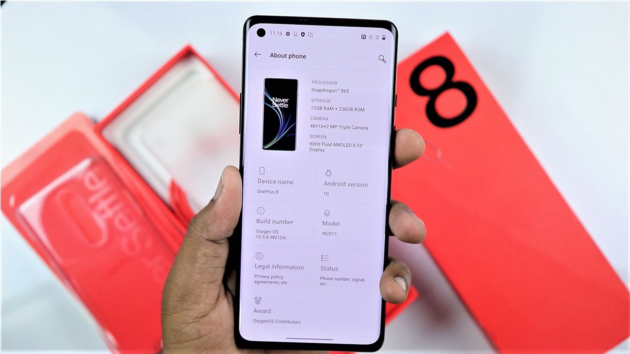 OnePlus 8 5G (12GB RAM + 256GB ROM Onyx Black varient) Unboxing😍