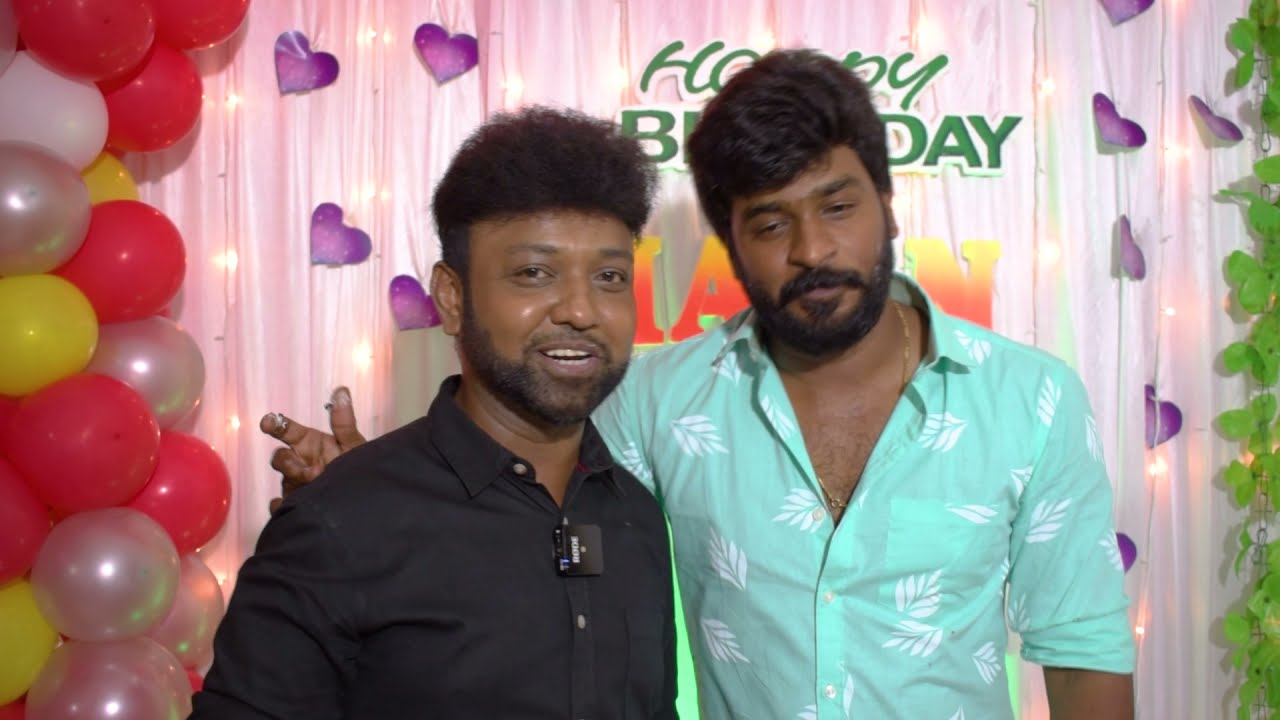 IDHAYATHAI THIRUDATHEY SERIAL NAVIN KUMAR OFFICIAL BIRTHDAY CELEBARATION EXCLUSIVE|Thenuviews