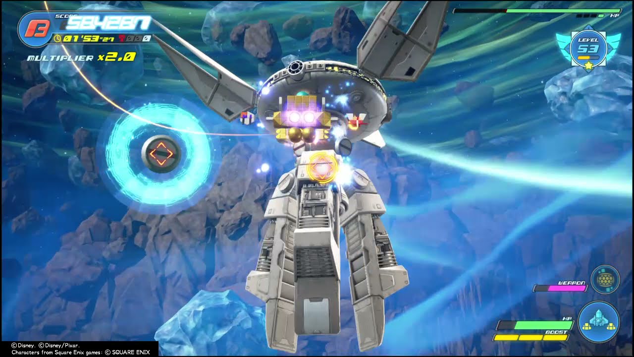 Golden Highwind VS Schwarzgeist - KINGDOM HEARTS Ⅲ