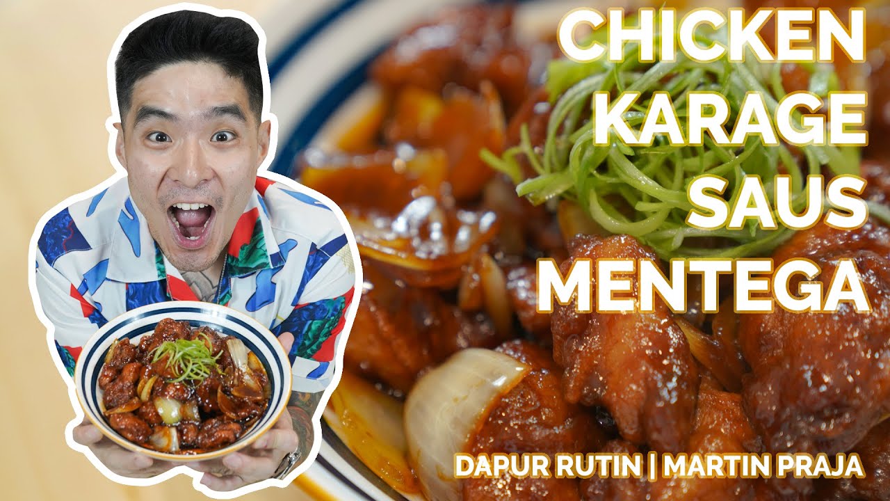 RESEP AYAM GORENG / AYAM KARAGE SAUS MENTEGA. IDE JUALAN RICE BOX! ENAK, FUNKY DAN SELERA RAKYAT!