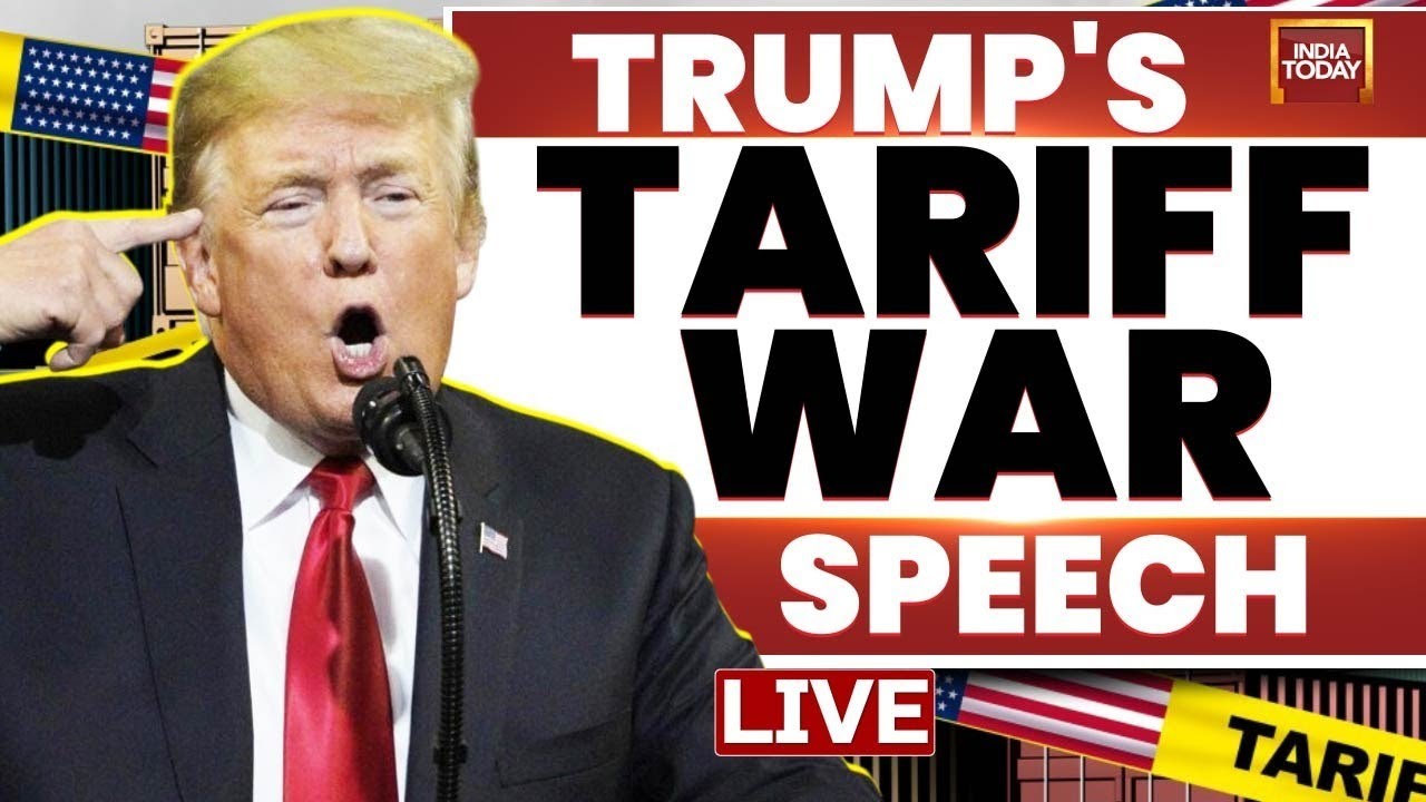 Trump Reciprocal Tariff Speech LIVE | Trump's Reciprocal Tariff Triggers Global Sell Off | Live News