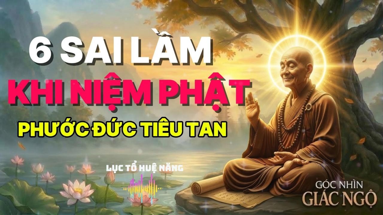 LỤC TỔ HUỆ NĂNG - 6 Sai Lầm Khi Niệm Phật Khiến Phước Đức Tiêu Tan