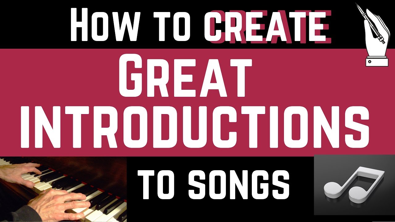 HOW TO CREATE GREAT INTRODUCTIONS TO SONGS; Jazz Piano Tutorial
