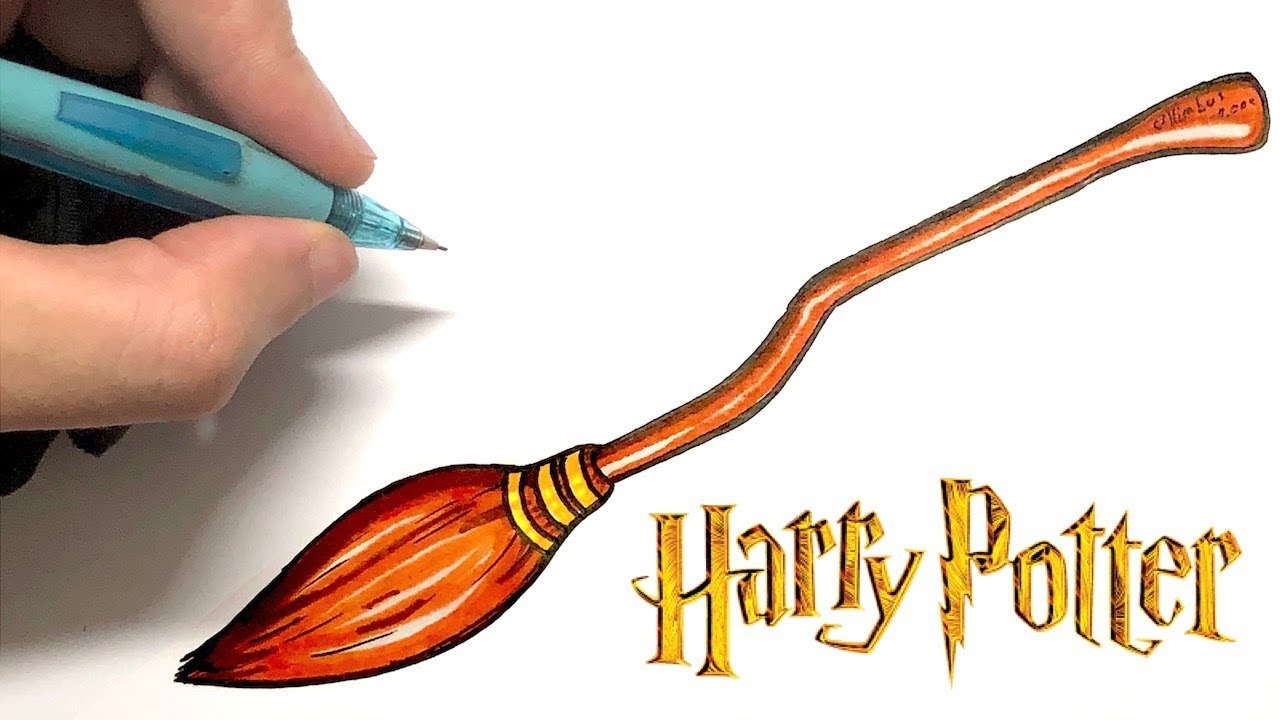 COMMENT DESSINER LE NIMBUS 2000 DANS HARRY POTTER