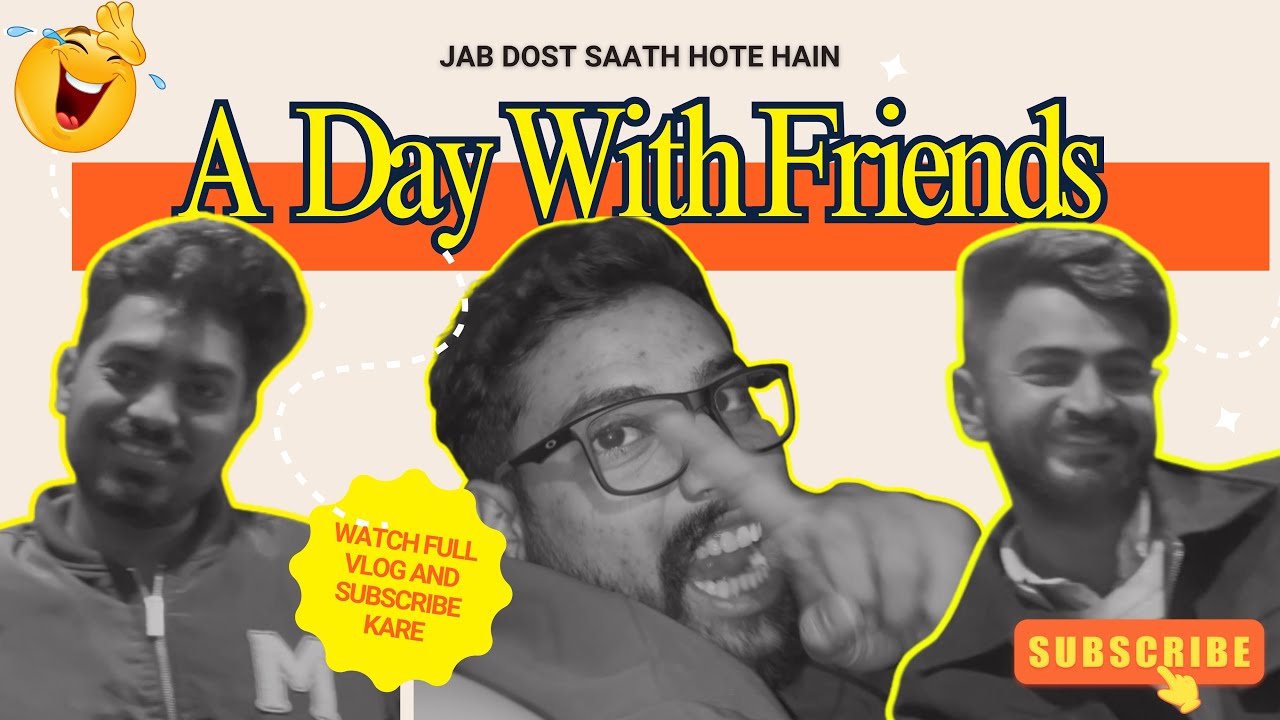 Daily Life Friends Vlog | दोस्तों ke Saath Full Masti| Funny हिन्दी Vlog