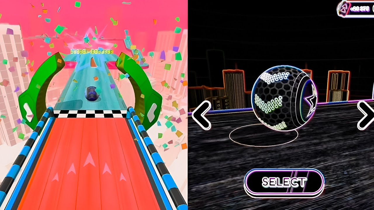 Going Balls Vs Video Reverse SpeedRun Gameplay Level 857