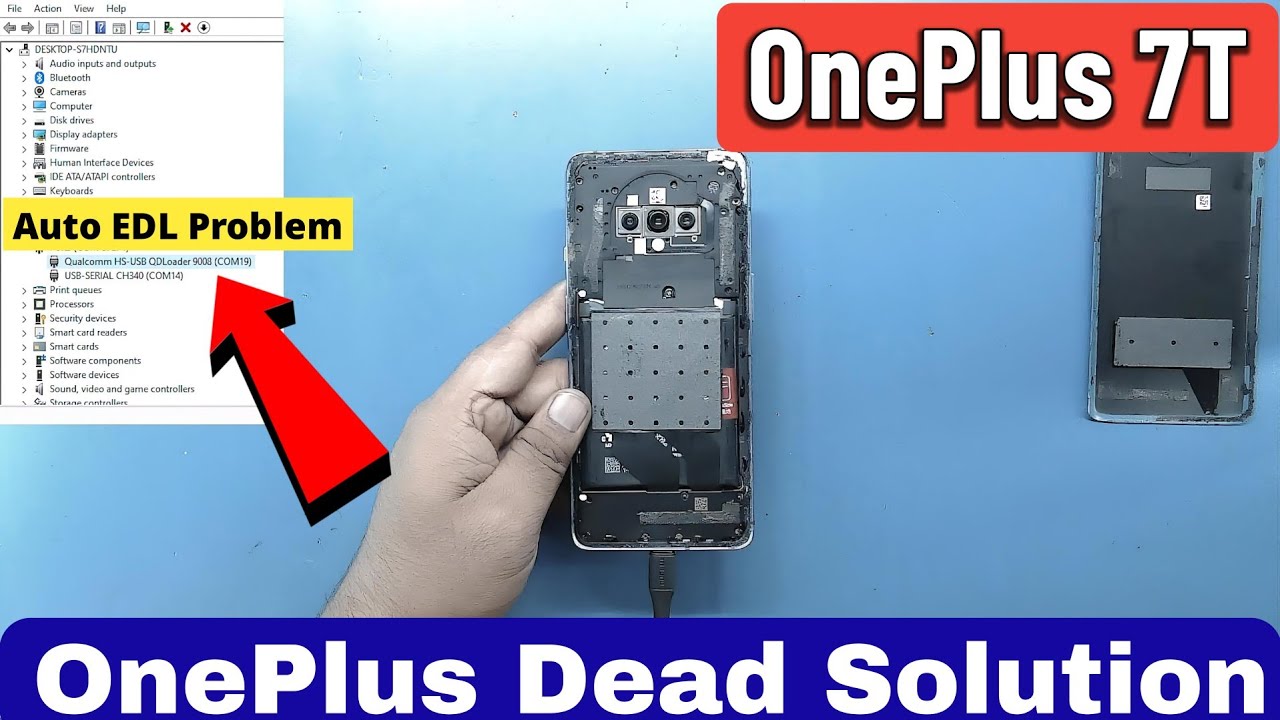 OnePlus 7T Dead Problem Fix 🔥 | All OnePlus Devices Auto EDL Mode Solution