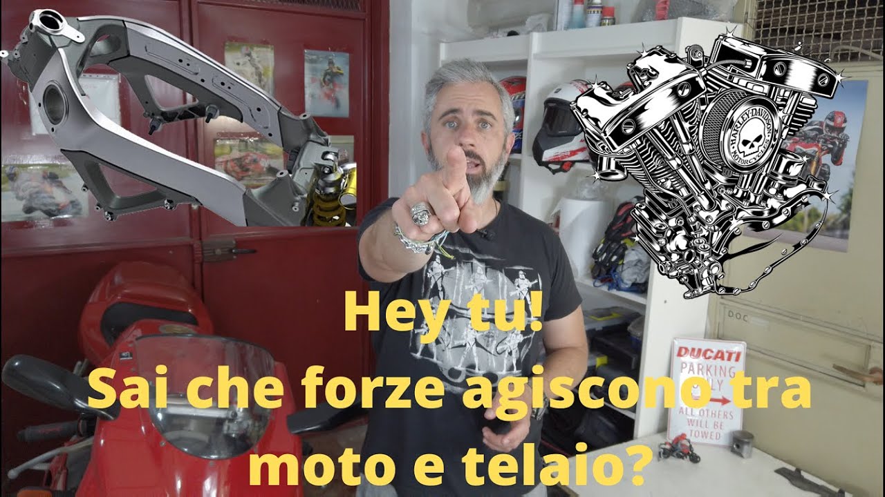 # 15 Configurazione e forze tra motore e telaio