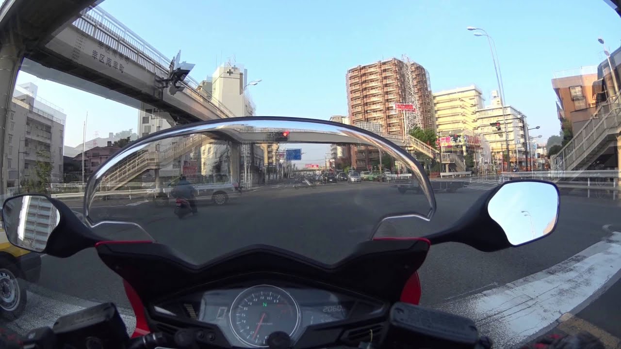 【VFR800F】国道一号走ってきた【メーター】